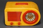 Great Fada 1000 Insert ’Bullet’ Catalin Radio Yellow + Red